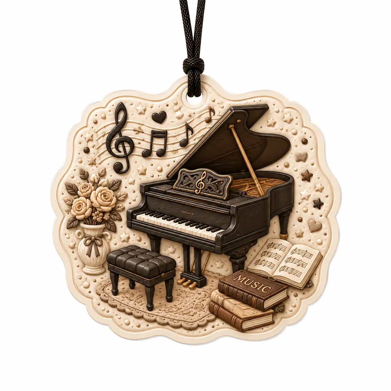 piano hanging air freshener